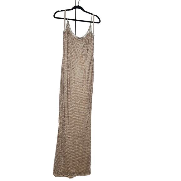 Mac Duggal Spaghetti Strap Column Gown - Picture 3 of 11